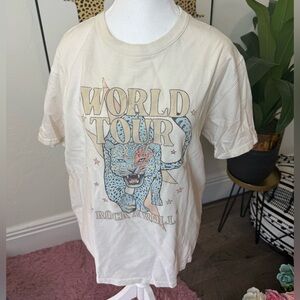 Cream Graphic T-Shirt